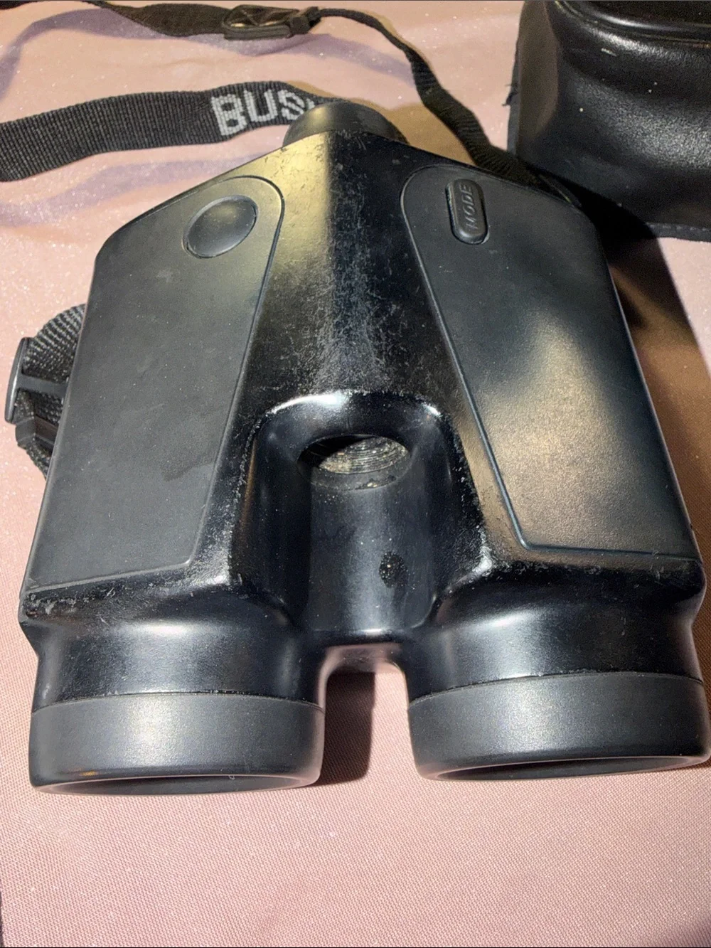 Black Compact Binoculars with Carry Case and Neck Strap